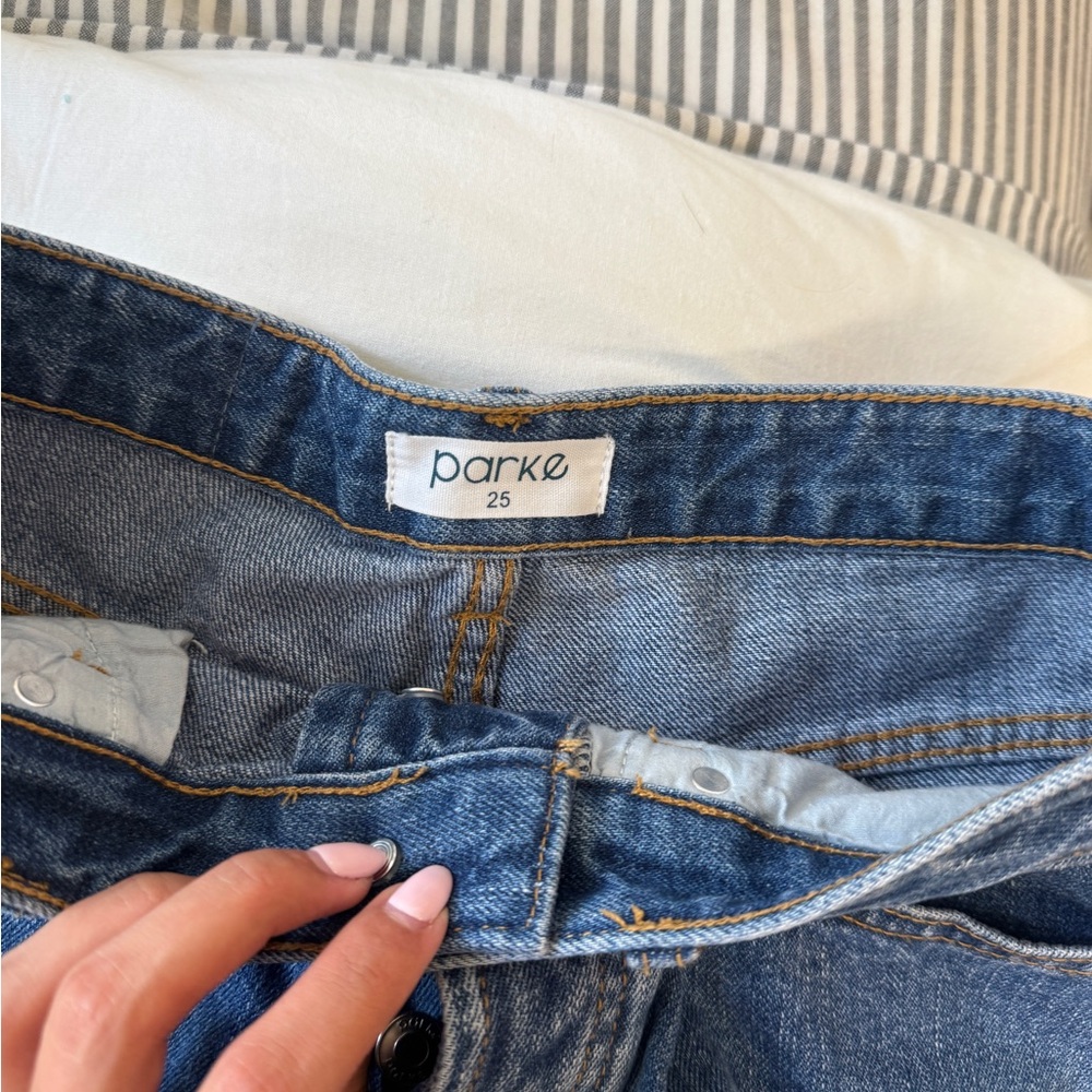 Classic Blue Denim Jean Shorts - Picture 2 of 3